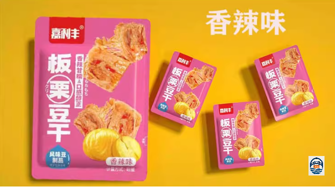 嘉利丰-板栗豆干110G-香辣味