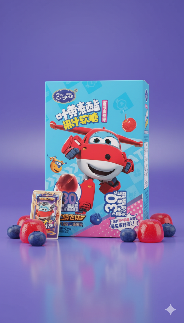 迪高乐叶黄素酯果汁软糖(蓝莓山楂)52G