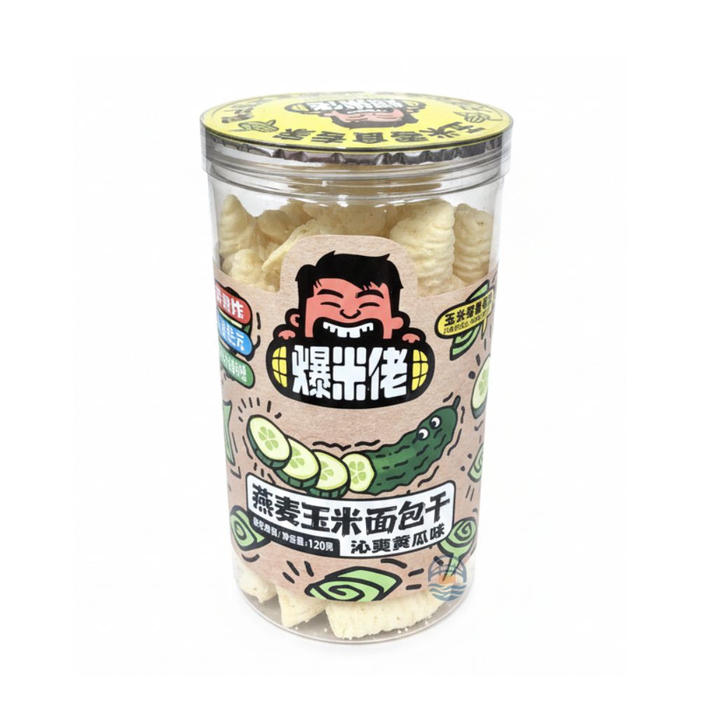 爆米佬燕麦玉米面包干(沁爽黄瓜)120g