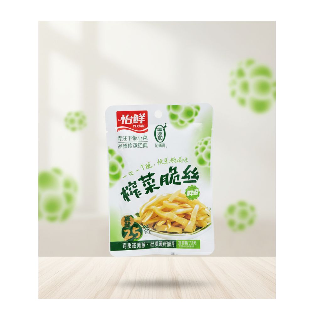怡鲜72g鲜香榨菜丝
