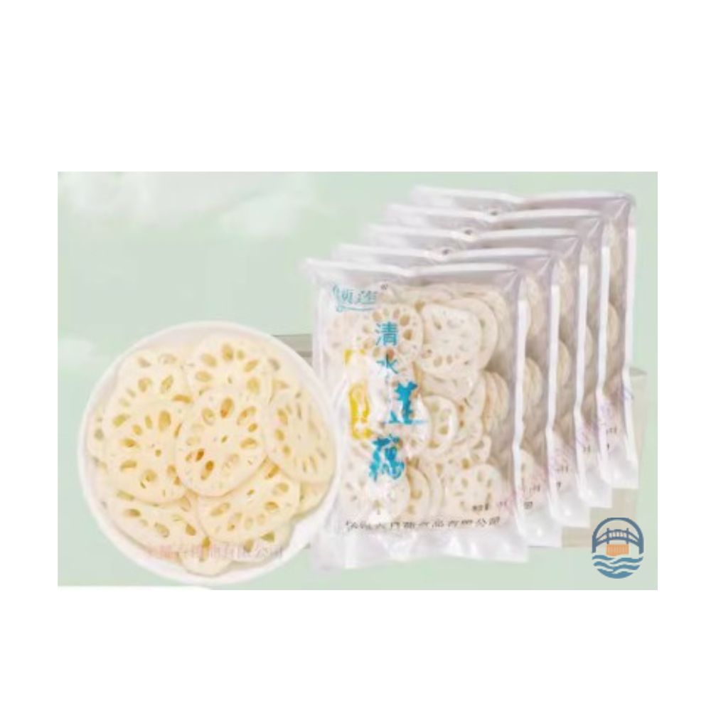 倾莲六月荷清水藕片1KG