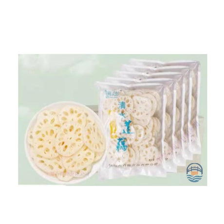 倾莲六月荷清水藕片1KG