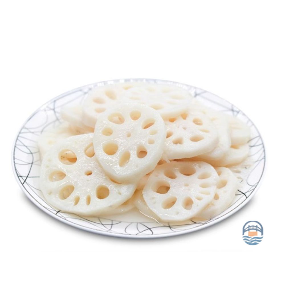 倾莲六月荷清水藕片1KG