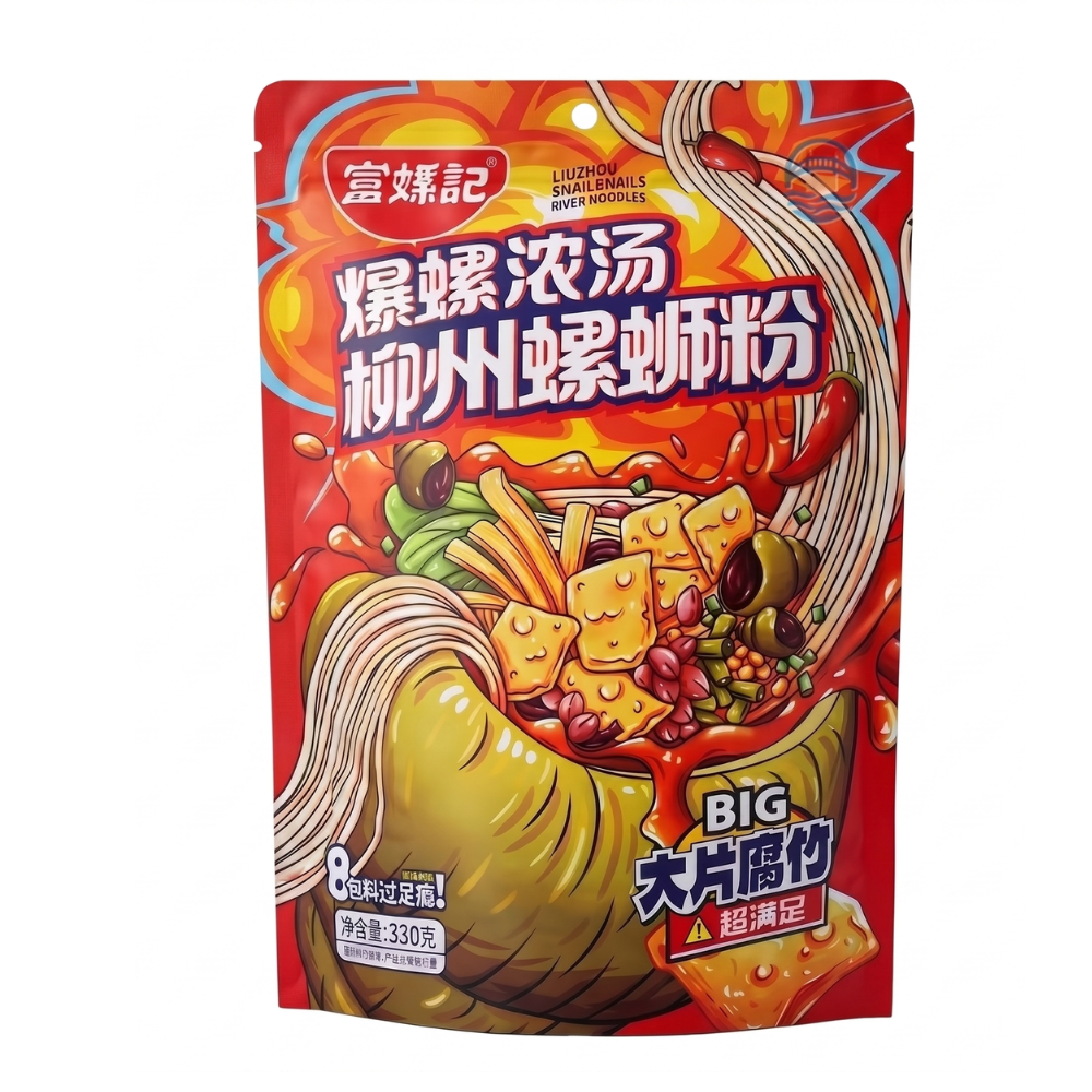富螺记爆螺浓汤水煮螺蛳粉330g