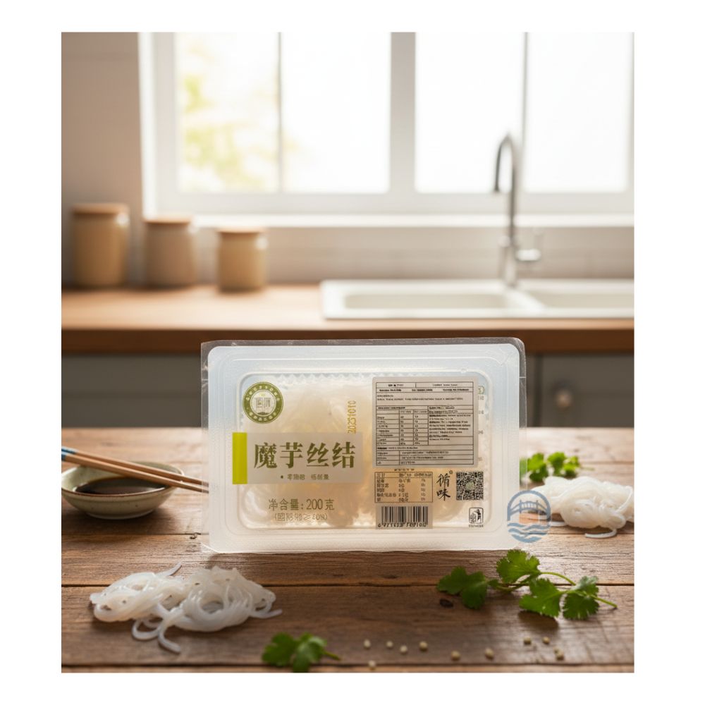 胖东来循味魔芋丝结200g