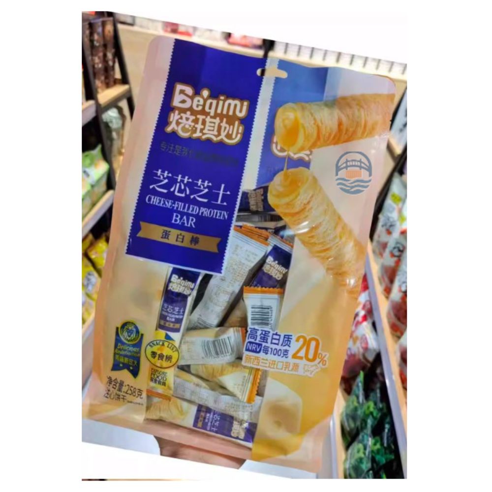 焙琪妙蛋白棒258G-芝士芝心味
