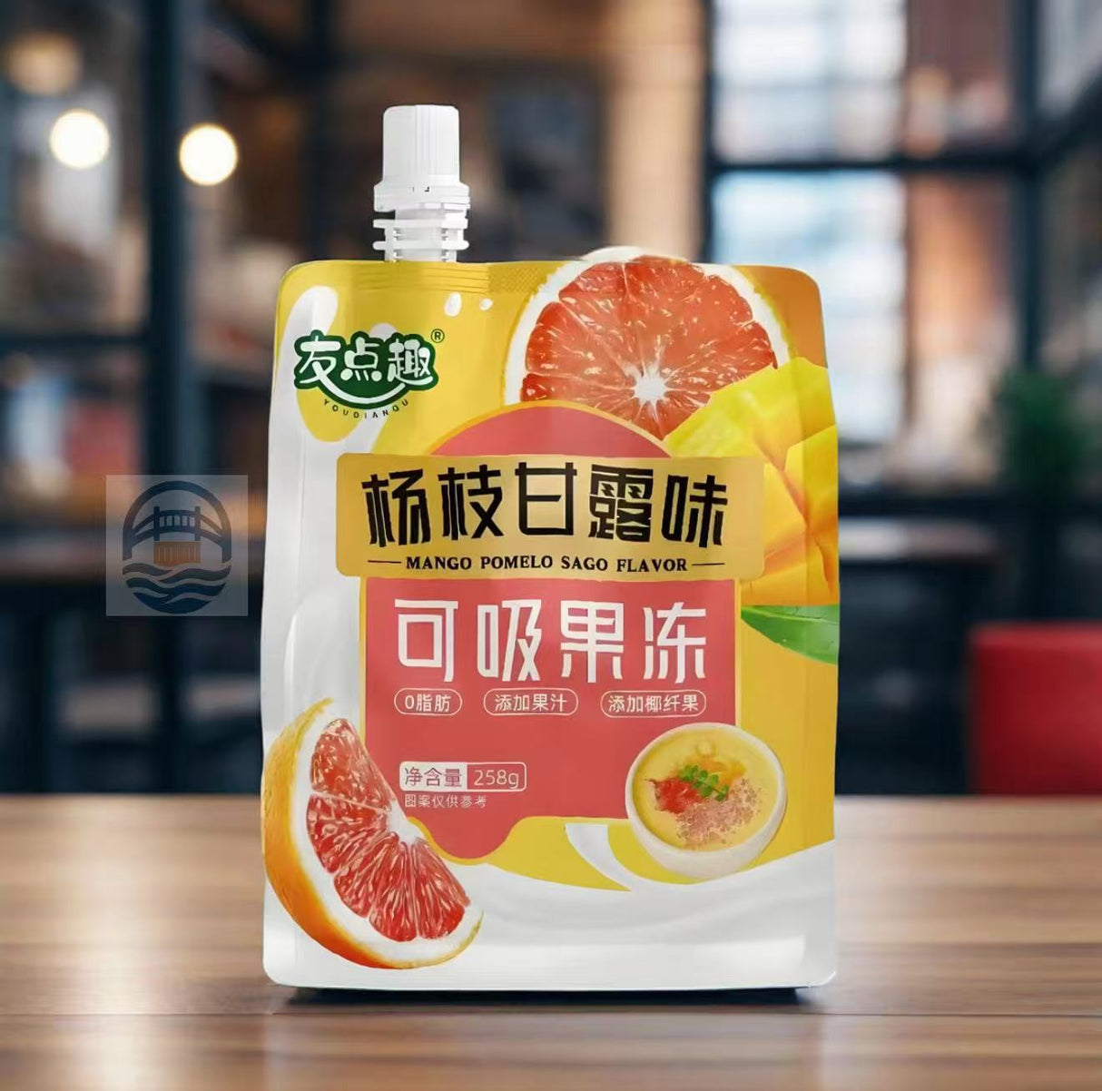 美士奇友点趣258g  杨枝甘露