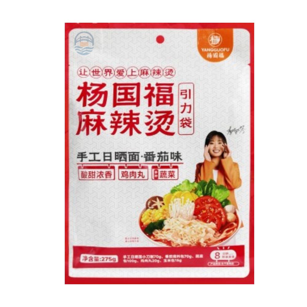 杨国福麻辣烫手工日晒面（番茄味）275G