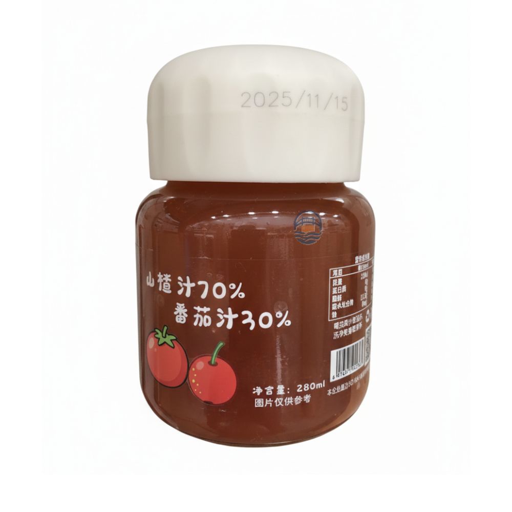 麦兒儿山楂番茄汁(玻璃瓶)280ml