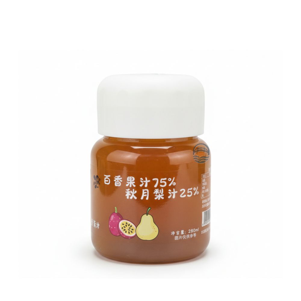 麦兒儿百香果秋月梨汁(玻璃瓶)280ml