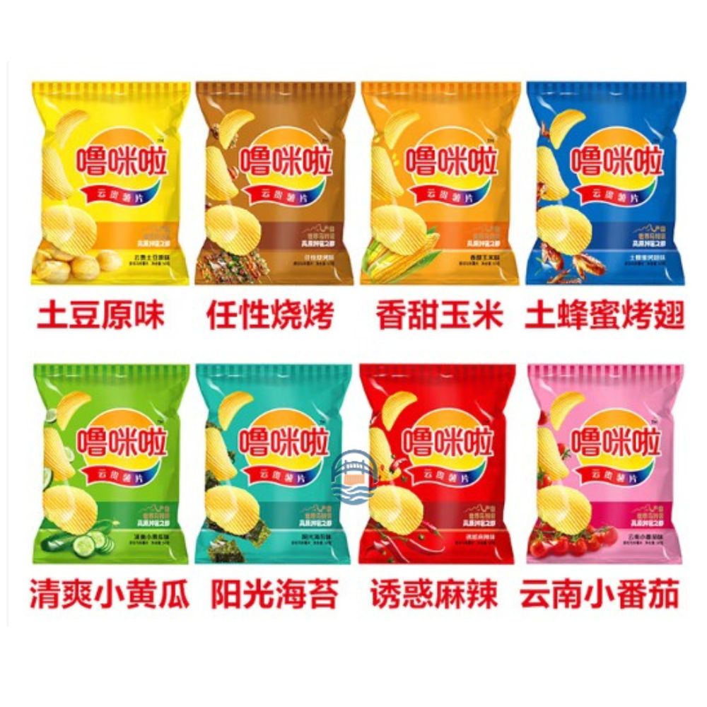 噜咪啦噜咪啦云贵薯片香甜玉米味50g
