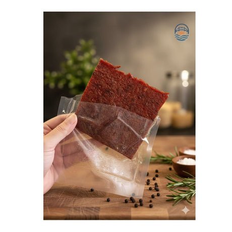 友品味黑猪肉脯黑椒味30G