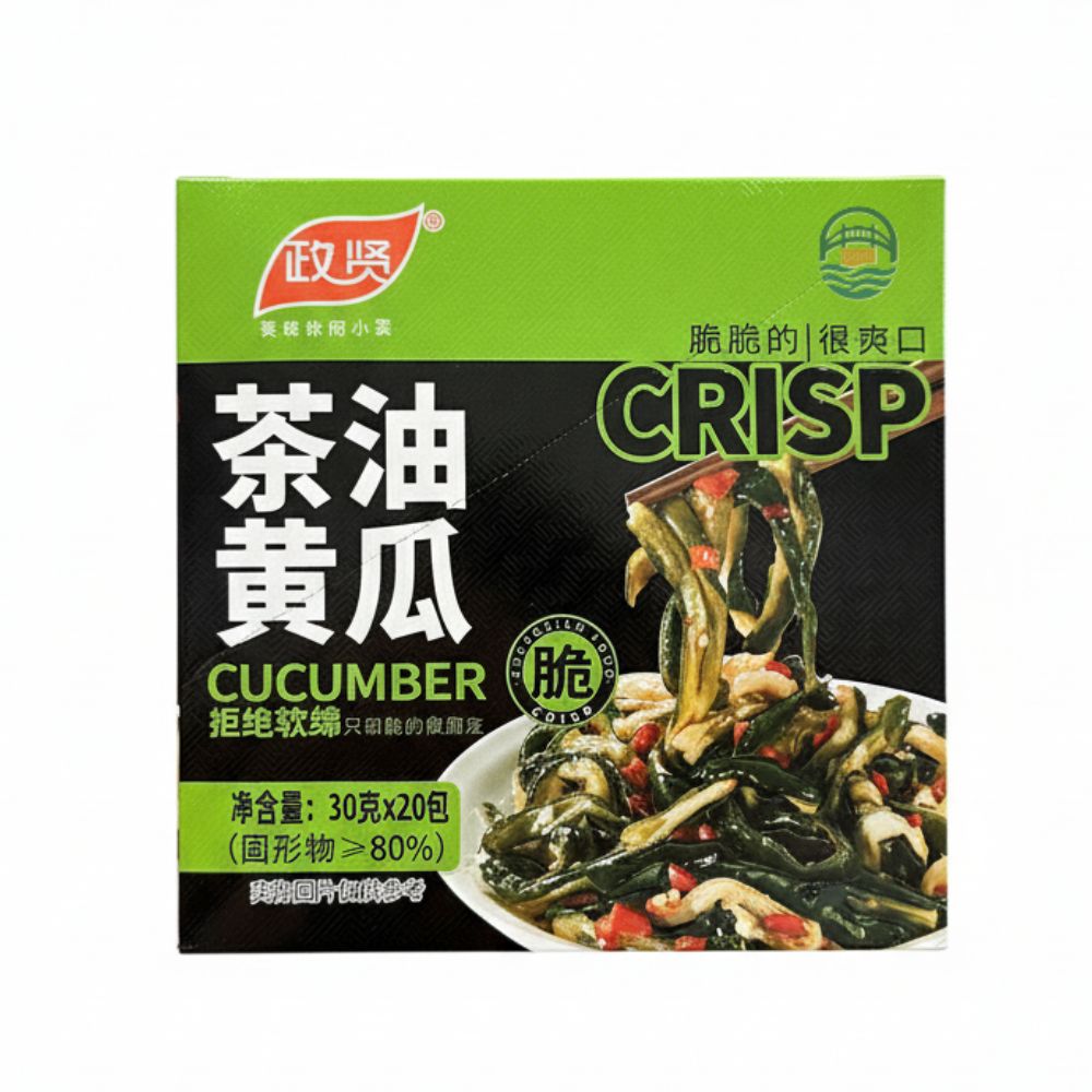 政贤茶油黄瓜30G