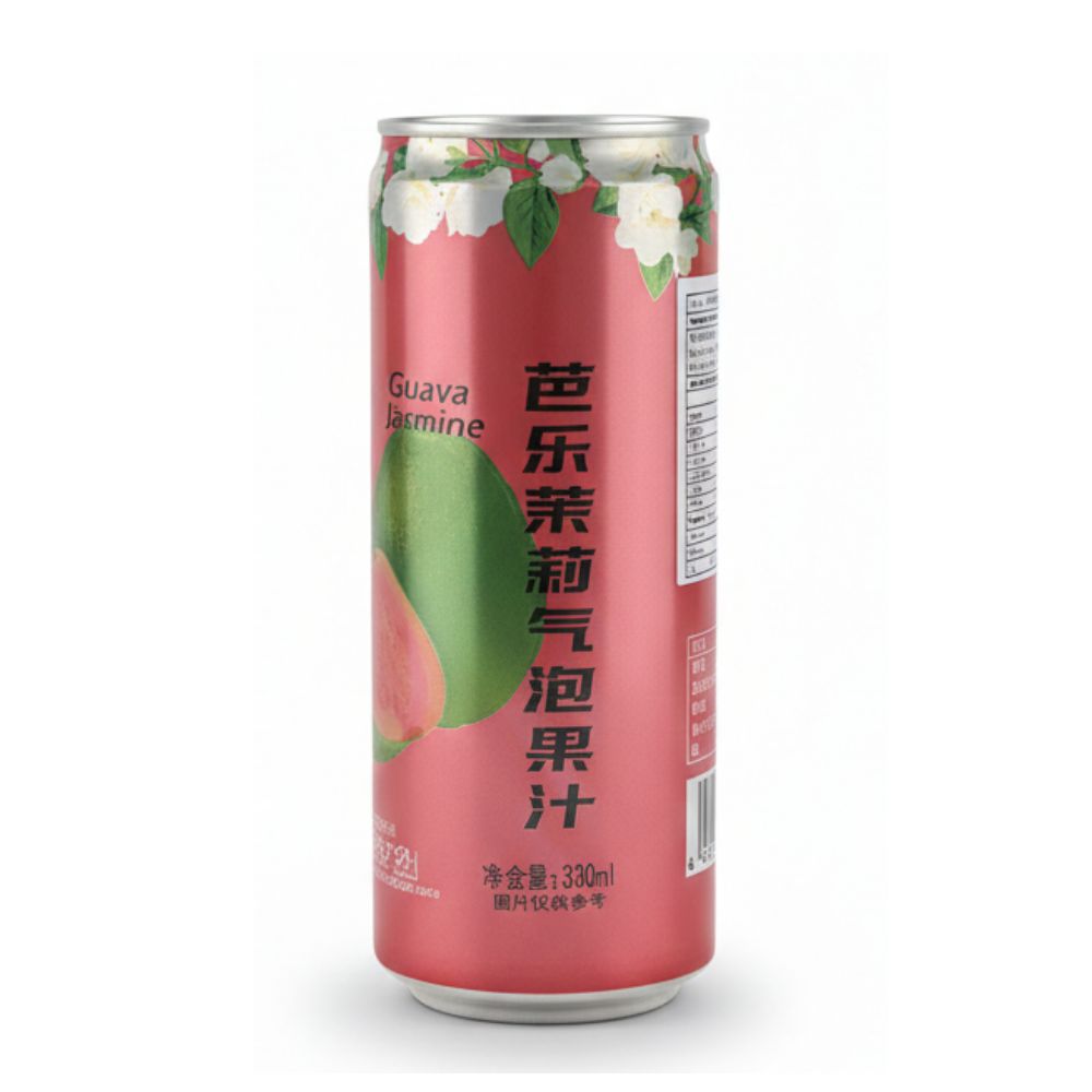 麦兒儿芭乐茉莉气泡果汁（纤体瓶）330ml