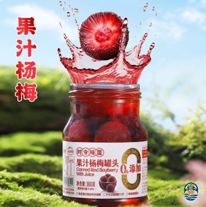 绿山果园-杨梅罐头360G
