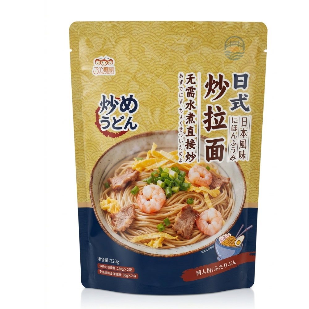 今旭三个樱桃·日式炒拉面420g