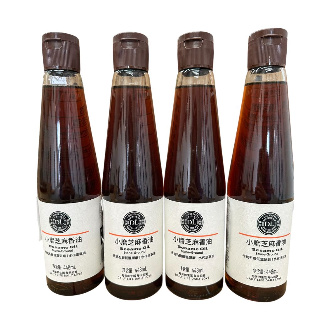 胖东来芝麻香油448ML