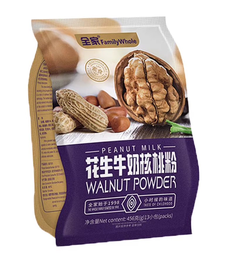 全家456g核桃粉·花生牛奶