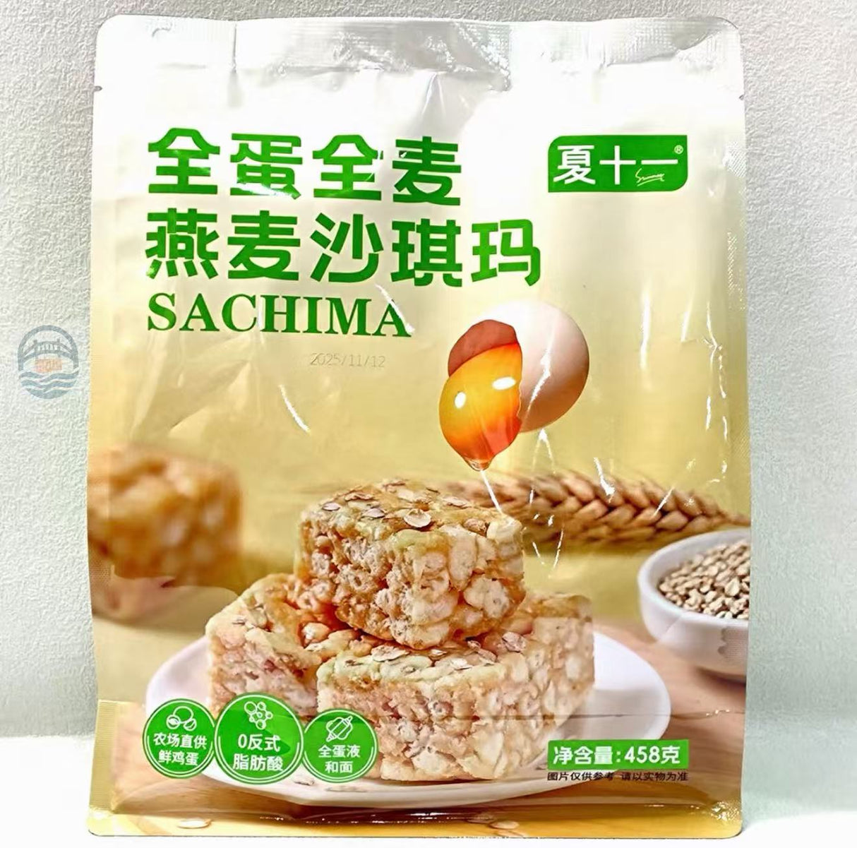 优佰味全蛋全麦燕麦沙琪玛458g