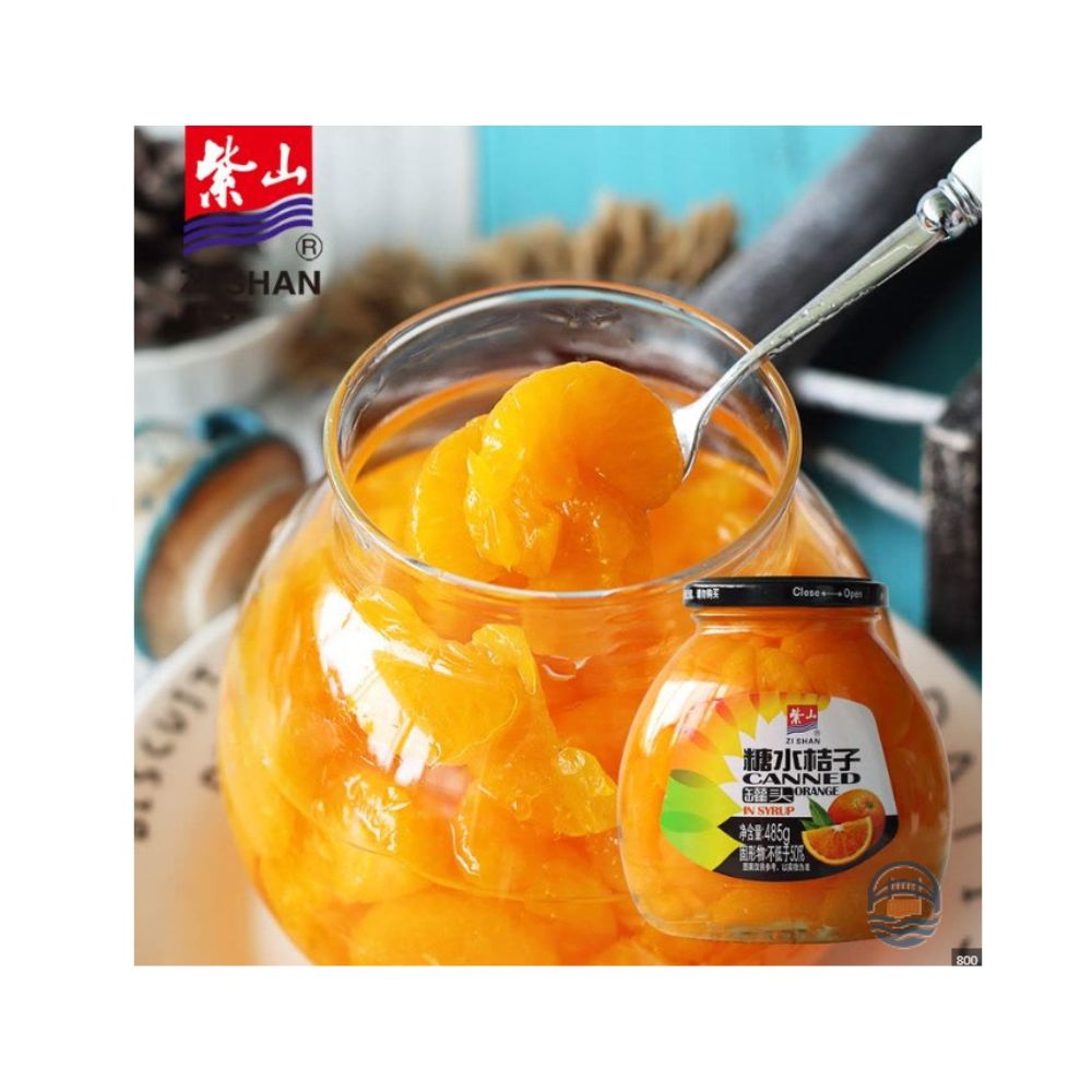 紫山罐头桔子罐头485g