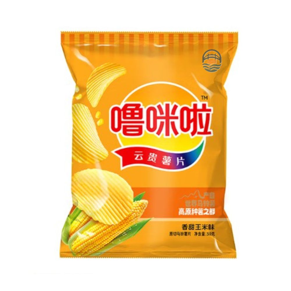 噜咪啦噜咪啦云贵薯片香甜玉米味50g