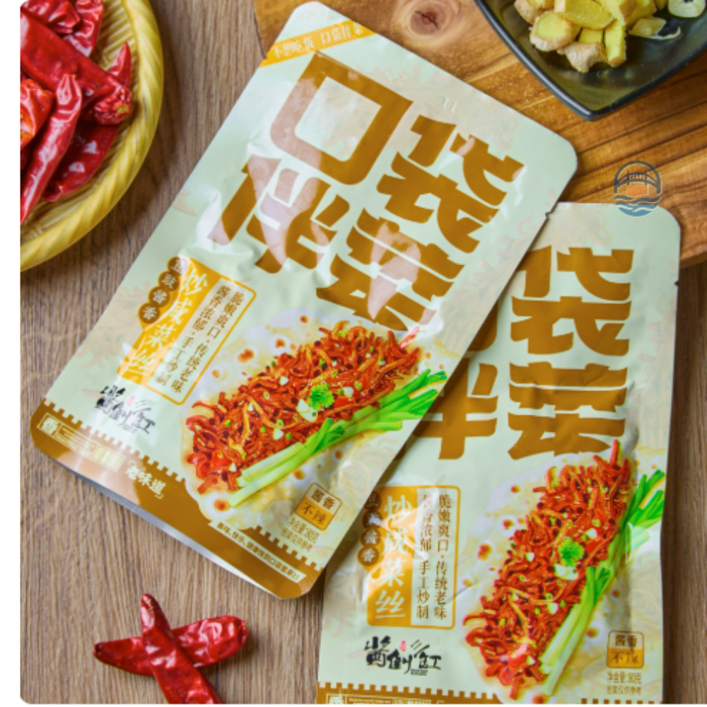 酱倒缸炒咸菜丝（酱香）90g