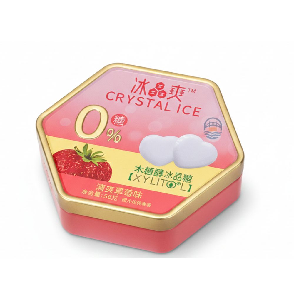 冰晶爽56g铁盒清爽草莓味