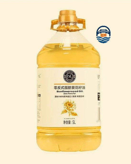 胖东来零反式脂肪葵花籽油5L