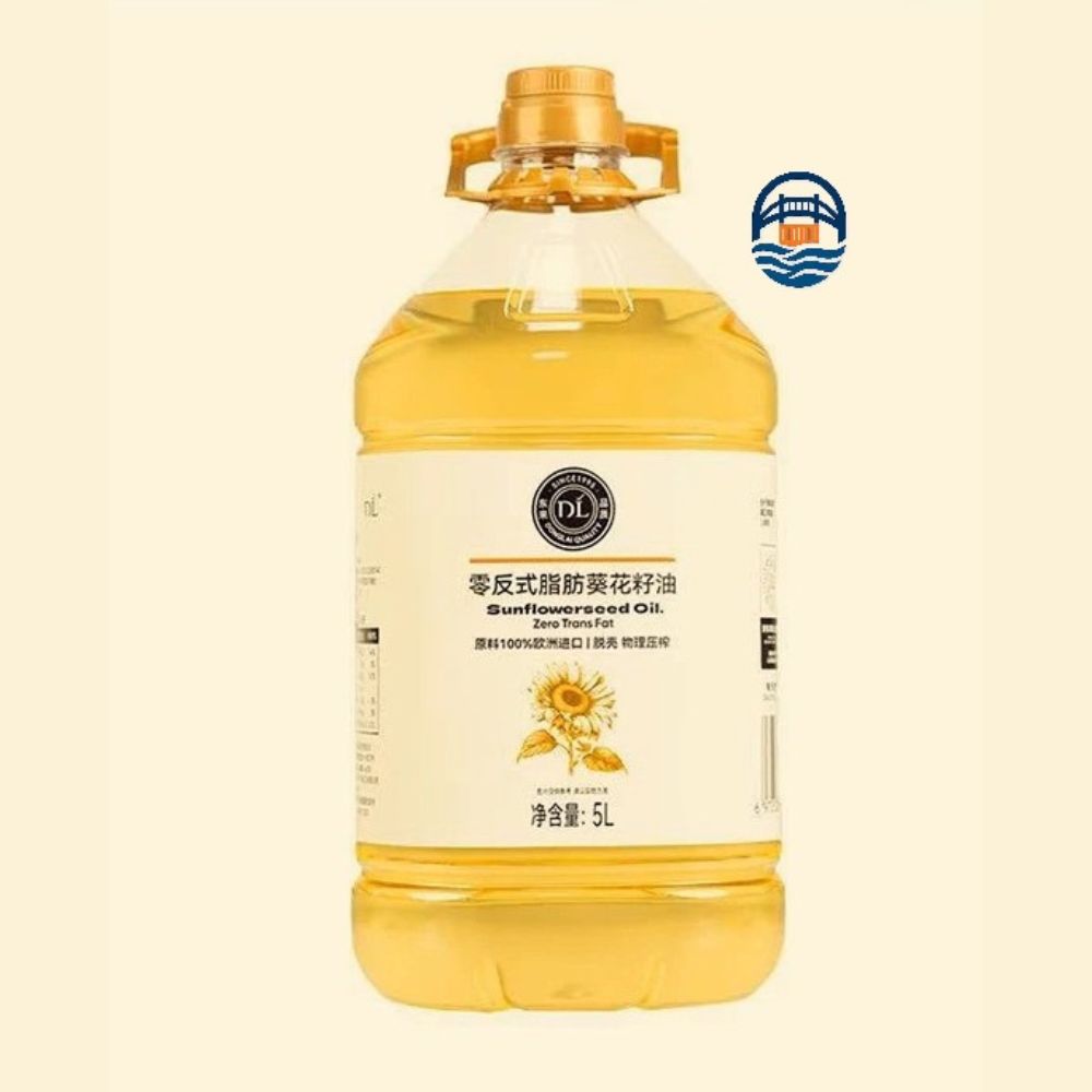 胖东来零反式脂肪葵花籽油5L