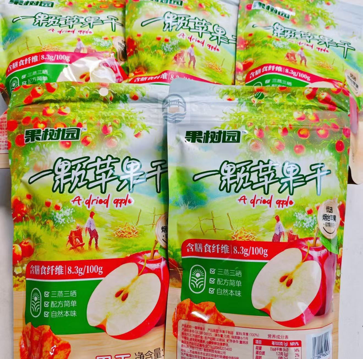 果树园  一颗苹果干70g