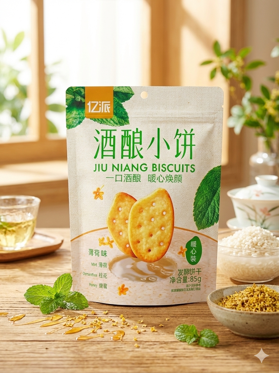 亿派酒酿小饼(薄荷味)85g