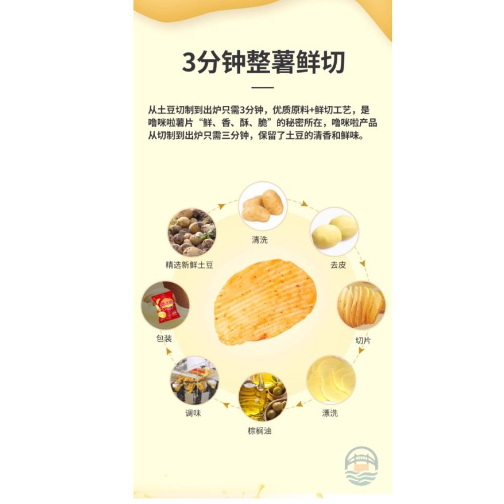 噜咪啦噜咪啦云贵薯片土蜂蜜烤翅味50g