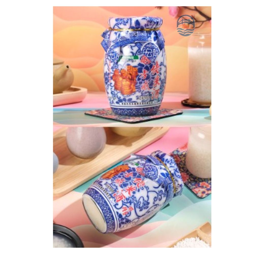 宏龙青花瓷米酒900G