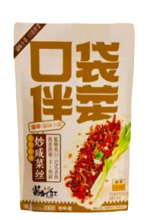 酱倒缸炒咸菜丝（酱香）90g