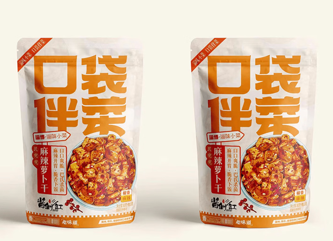 酱倒缸麻辣萝卜干90g