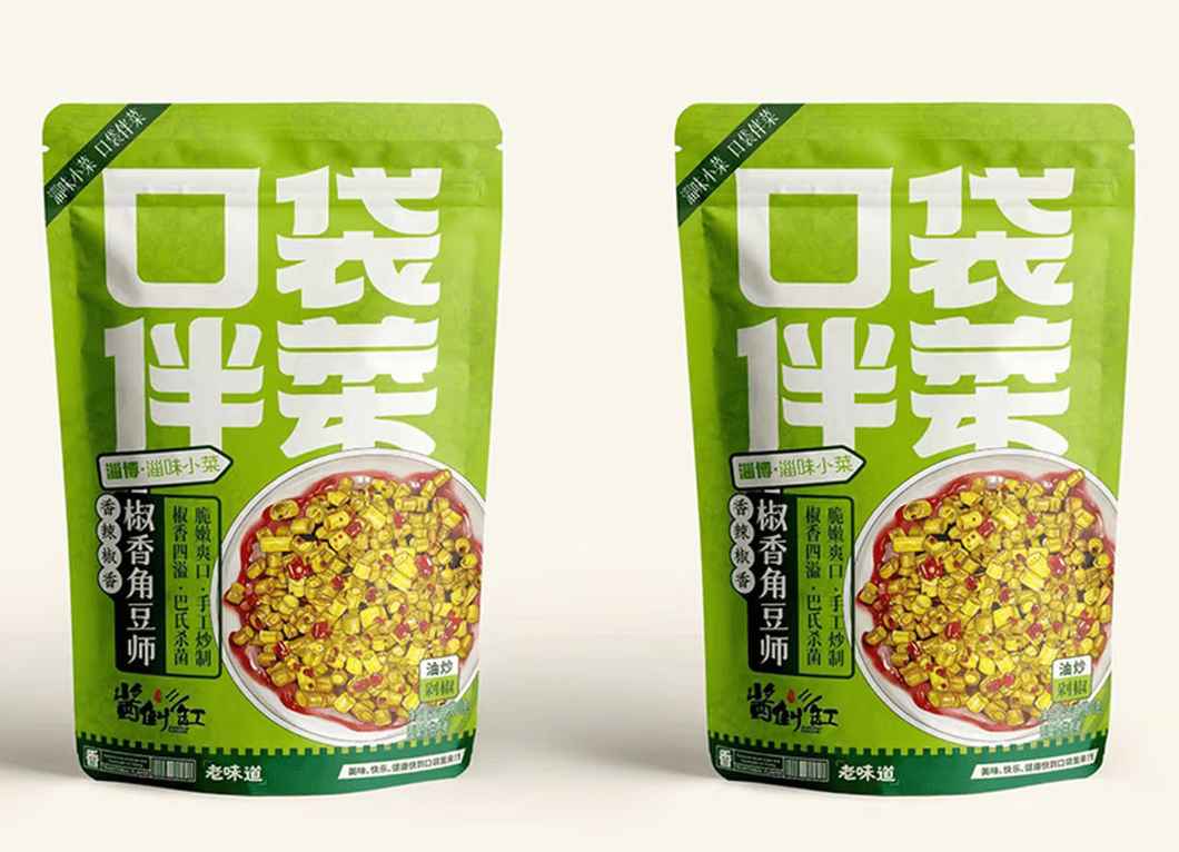 酱倒缸椒香角豆师90g