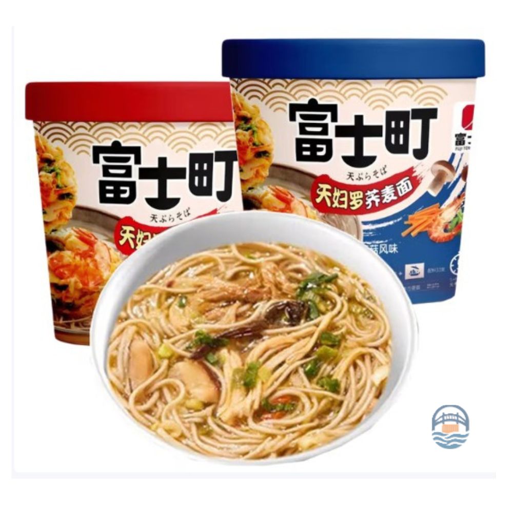 富士町天妇罗养麦面93G-菌菇鸡丝味
