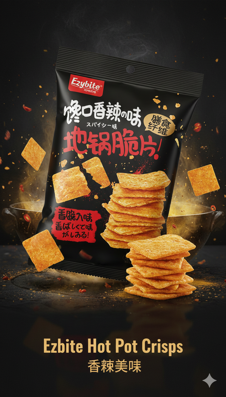 玛格莉特膳食纤维地锅脆片-馋口香辣味95g