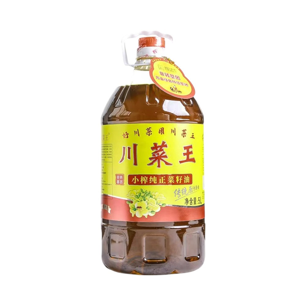 川菜王小榨浓香菜籽油四川风味非转基因 5L