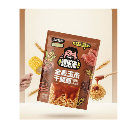 爆米姥全麦玉米干脆面酱汁牛排味239g