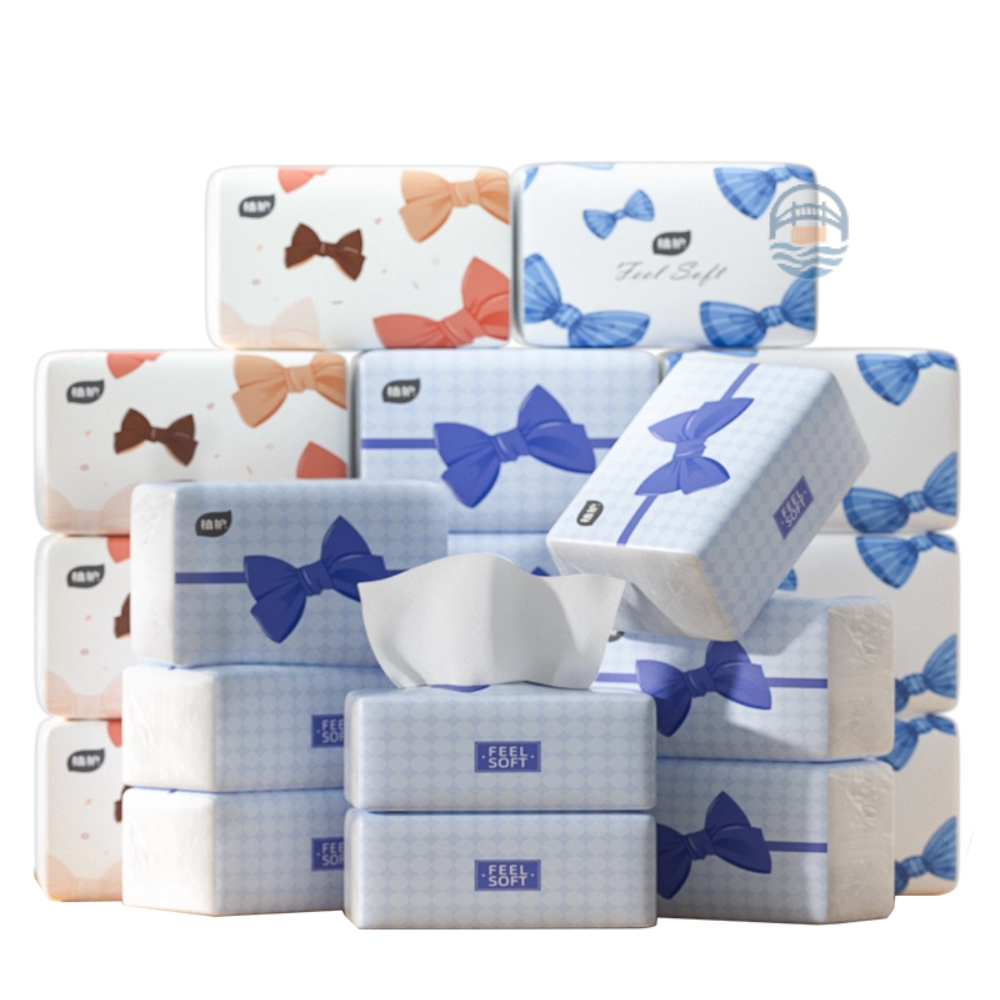 植护蝴蝶结压花抽纸 140*175/4层 79抽